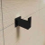Kit Cabide Para Toalha [gancho] 2 Unidades Aço Inox 304 Preto Fosco [Q-C1PF-2] - Perfil Casa Inox - Produtos e Acessórios Inox