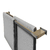 Porta Toalha Duplo Banheiro [1metro] Aço Inox 304 [R-TD100] - Perfil Casa Inox - Produtos e Acessórios Inox