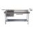 Mesa Pia Aço Inox Uma Cuba Esquerda e Prateleira - comprar online