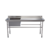 Mesa Pia Em Aço Inox Com Uma Cuba A Esquerda