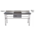 Mesa Pia Em Aço Inox Com Uma Cuba Ao Centro - comprar online