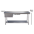 Mesa Bancada Em Aço Inox com Uma Gaveta e Prateleira - comprar online