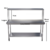 Mesa Bancada Aço Inox Com Prateleira Superior - comprar online
