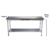 Mesa Bancada Em Aço Inox Lisa com Prateleira - comprar online