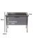 Tanque Industrial em Aço Inox 1m - comprar online