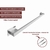 Porta Toalha De Banheiro 90cm Aço Inox 304 [R-T90] - comprar online