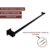 Kit Acessórios Banheiro/lavabo [5 Peças] Aço Inox 304 Preto Fosco [Q5BPF] - comprar online