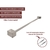 Kit Acessórios Banheiro/lavabo [6 Peças] Aço Inox 304 [C6G] - comprar online