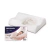Almohada viscoelástica cervical Casabella Meditación con forma ergonómica y etiqueta visible.