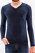 Suéter Tricot Slim Essencial Gola v