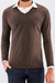 Suéter Tricot Slim Essencial Gola v
