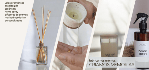 Imagem do banner rotativo Garten Aromas. Velas Aromáticas, Essências, Home Spray, Personalizados, Aromas e Banhos Escalda Pés