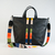 Cartera Grace Negra Rayas