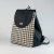 Mochila Clasica Negra Pied de Poule - comprar online
