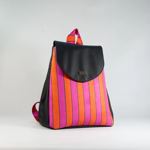 Mochila Clasica STRIPES 5 NEGRO - comprar online