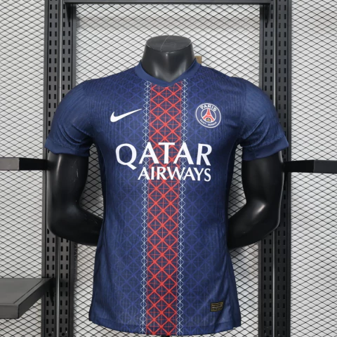 Camisa PSG Home 2025/26 Jogador Masculino Nike Azul