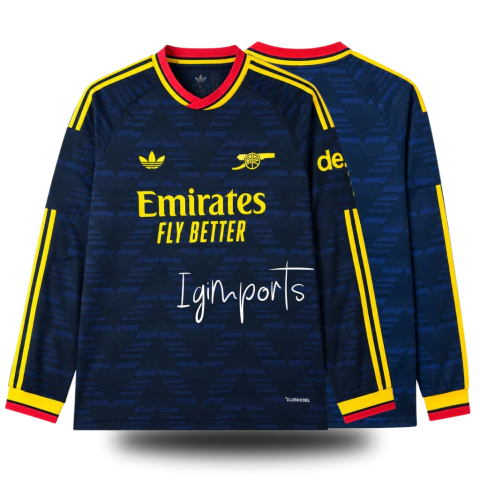 Camisa Arsenal Away II 2026/27 Mnaga Longa Torcedor Masculino