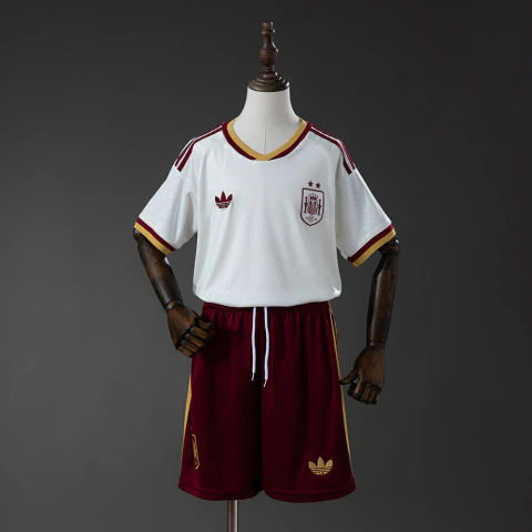 Kit Infantil Espanha Away II Copa do Mundo 2026/27 Adidas