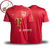 Camisa do Bayern de Munique, edição especial de 125 anos, na cor vinho com detalhes em dourado. Modelo masculino da Adidas.