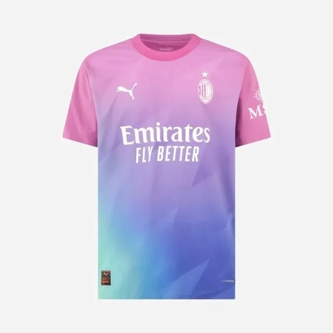 Camisa Milan Third 23/24 sn° Torcedor Puma Masculino - Rosa
