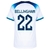Camisa Seleção Inglaterra Home 2022 Bellingham 22 Torcedor Masculina - Branco na internet