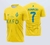 Camisa Al Nassr Home 23/24 Ronaldo #7 - Amarelo