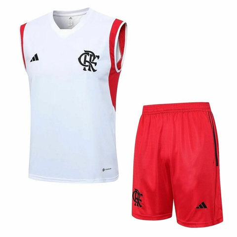 Conjunto Flamengo Regata - Branco e Vermelho