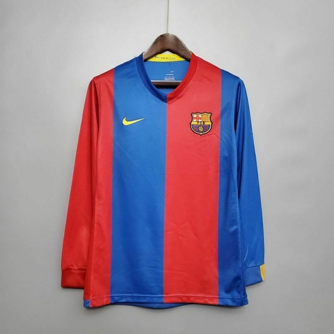 Camisa Retro Barcelona Manga Longa 2006/07 - Nike