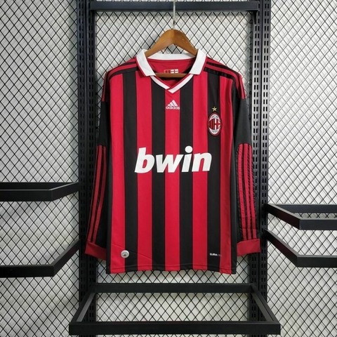 Camisa Retro Milan Manga Longa 2009/10 - Adidas