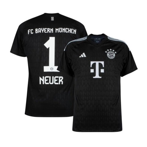 Camisa Bayern de Munique Goleiro 23/24 Neuer 1 Torcedor Masculino - Preto