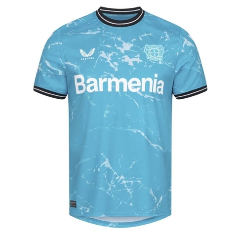 Camisa Bayer Leverkusen Third 23/24 sn° Torcedor Masculino - Azul