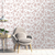Papel de Parede Adesivo Floral e Arabesco