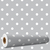 Papel de Parede Adesivo Poa Cinza e Branco - comprar online