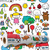 Papel de Parede Adesivo Infantil Desenhos Diversos - comprar online