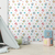 Papel de Parede Adesivo Infantil Coruja, Coração e Flor