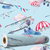 Papel de Parede Adesivo Infantil Céu, Aviões e Paraquedas - comprar online