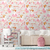 Papel de Parede Adesivo Infantil Bailarina & Corações