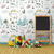 Papel de Parede Adesivo Infantil Dinossauros