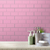 Papel de Parede Adesivo Azulejo Metro Rosa PNM3113