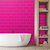 Papel de Parede Adesivo Azulejo Metrô Pink PNM3116