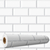 Papel de Parede Adesivo Azulejo Metrô White PNM3119 - comprar online