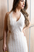 VESTIDO LINHO LONGO C/ FENDA ANNIE - ICONE FOR YOU