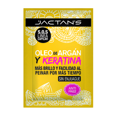TRATAMIENTO CAPILAR OLEO DE ARGAN Y KERATINA 10g JACTANS (1903)
