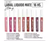 BRILLO LABIAL MATE STARY 16HS (263) [aclarar colores por whatsapp]