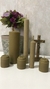 Kit com 3 velas de cera de abelha 100% pura - 4x5cm maciça - comprar online