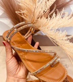 Imagem do 029-SANDÁLIA RASTEIRA CARAMELO ISIS