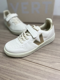 TÊNIS OFF WHITE/DOURADO - loja online