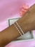 Pulseira Dupla Riviera e Pérolas - comprar online
