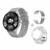 Smart Watch DT2 PLUS Plata (TRIPLE MALLA)
