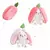 Imagen de Peluche Conejo Orejón Reversible 30cm Orejas De Fruta Mediano Almohada